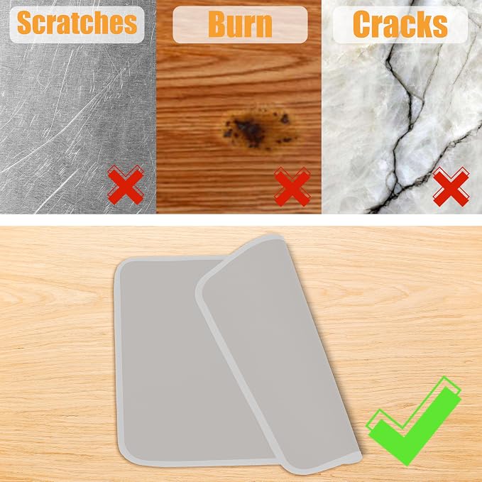Gray 25x19.5 Inchs Heat Resistant Mat - Image 5