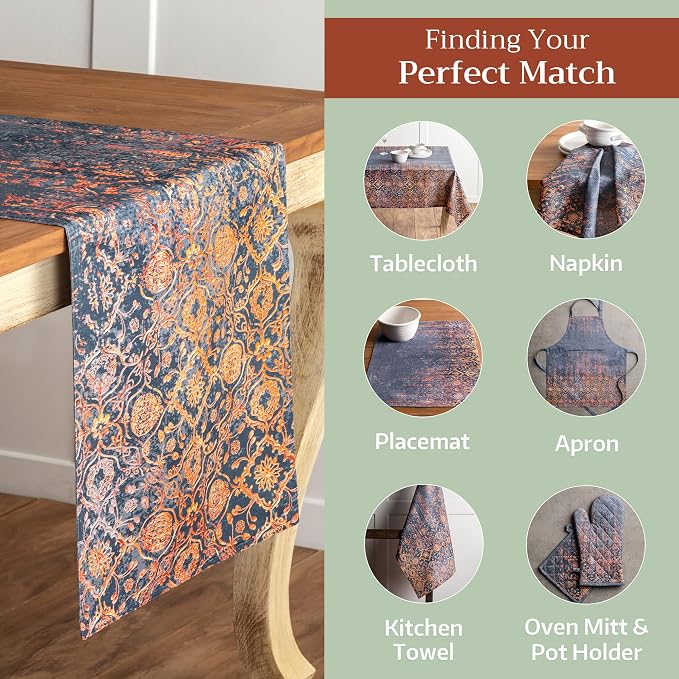 Maison d' Hermine Table Cloth Square Table 100% Cotton 54 x 54 Inches Fall - Image 5