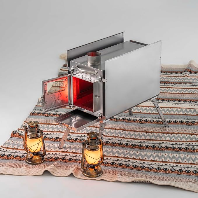 Rbm Outdoors Camping Stoves for Tents, Yurts. Portable Wood Burning Folding - Image 9