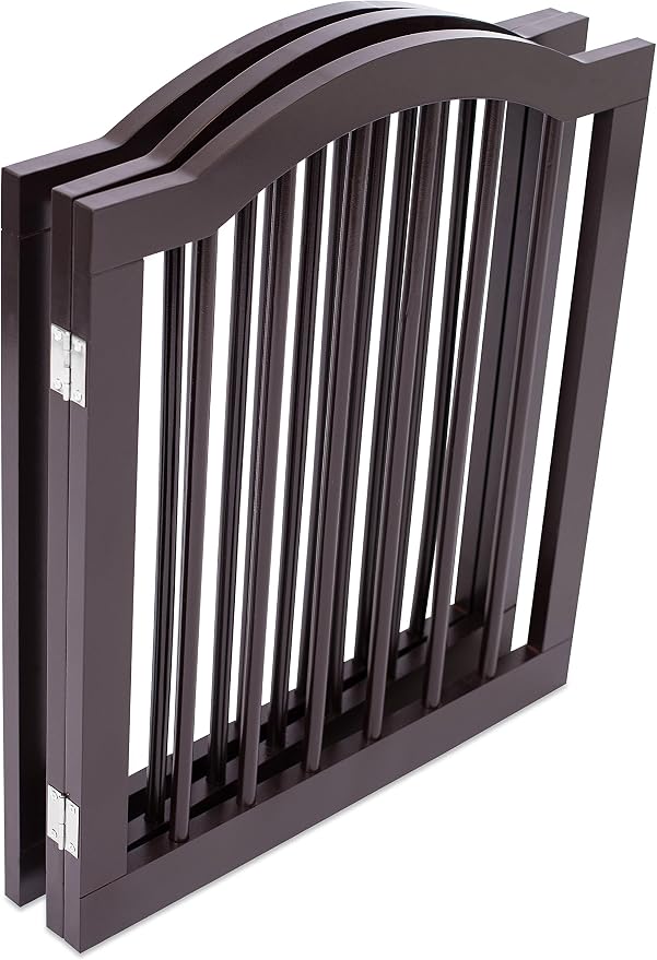 INTERNET'S BEST Arched Top Dog Gate | 3 Panel, and Porch | Portable, Extra Wide - Image 8