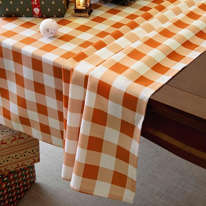 Waterproof Plaid Tablecloth Fabric - Image 2