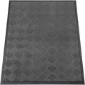 Indoor Outdoor Door Mat, 5’x 4' Doormat by HOMEK