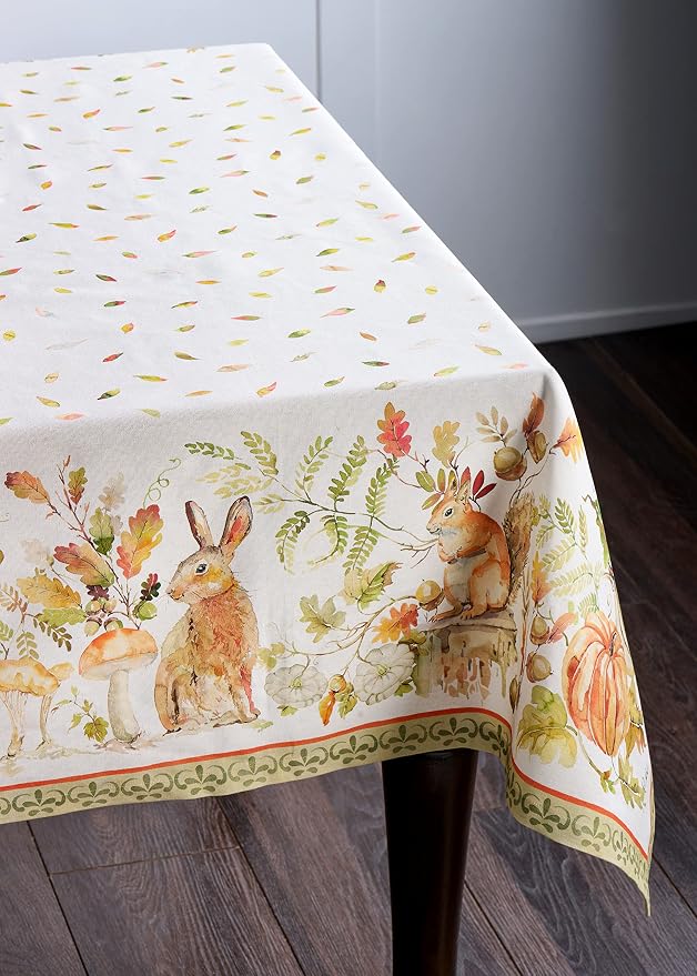Maison d' Hermine Table Cloth Rectangle Table 100% Cotton 60 x 120 Inches Fall - Image 7