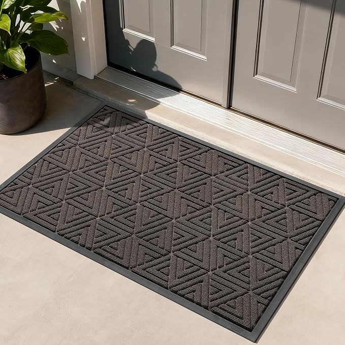 Yimobra Large Door Mat 47x32, All-Weather Waterproof Non-Slip Welcome Matt by Yimobra