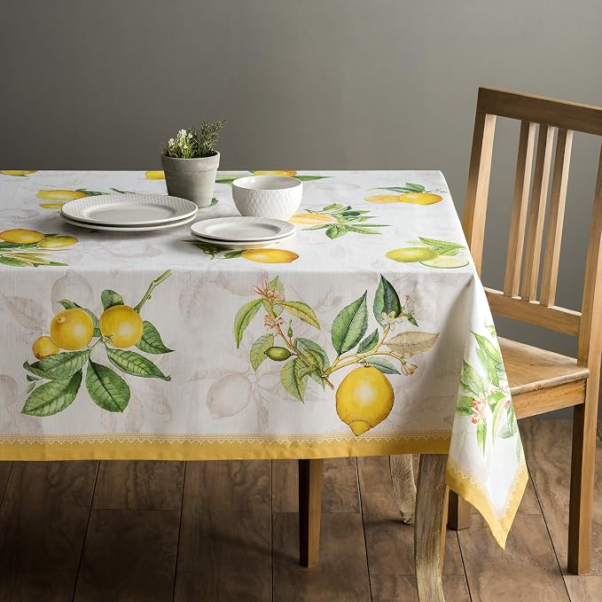 Maison d' Hermine Table Cloth Rectangle Table 100% Cotton 70 x 90 Inches - Image 9