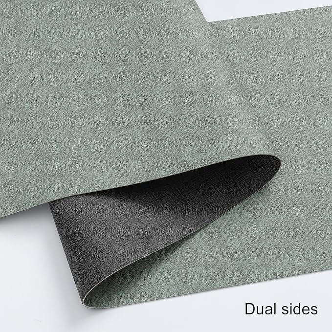 Table Runners 72 Inches Long, Dual-Sided Faux Leather Farmhouse Table Runner - Image 2