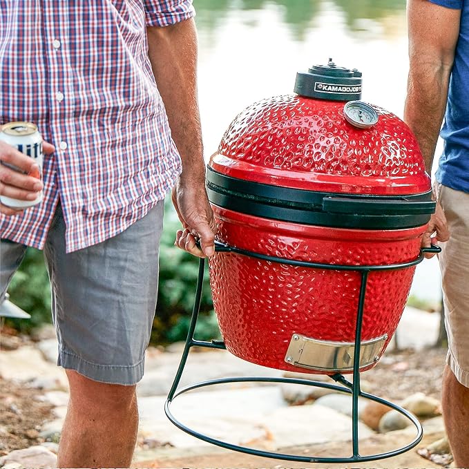 Kamado Joe Joe Jr 13.5-inch Portable Ceramic Charcoal Grill - Image 9
