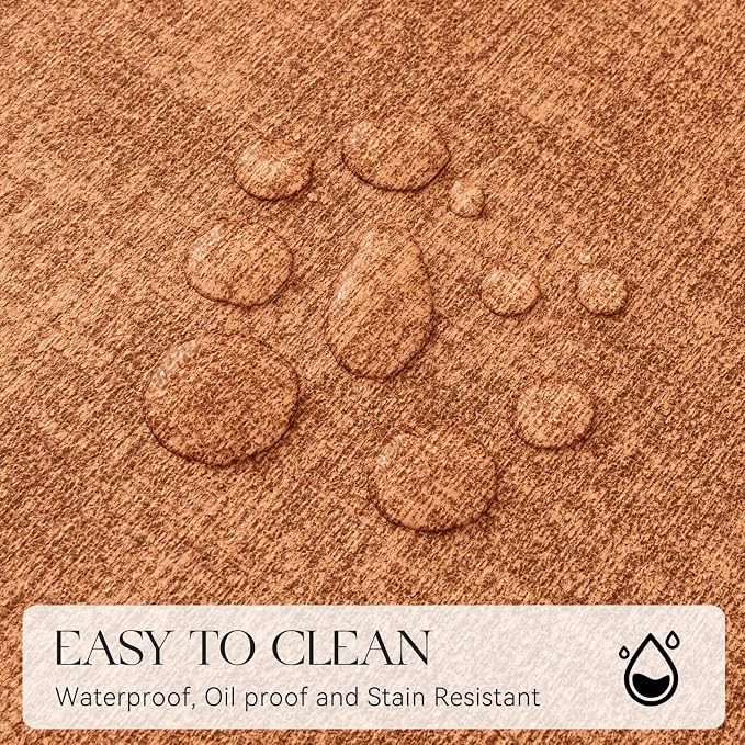 MOSAYT Placemats Set of 8, Heat Resistant Vinyl Place Mats - Image 4