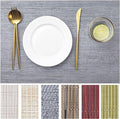 LEXMORE Placemats Vinyl/Plastic Woven Place Mats by lexmore