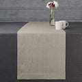 D'Moksha Homes Linen Natural Table Runner 48 Inches by DMokshaHomes