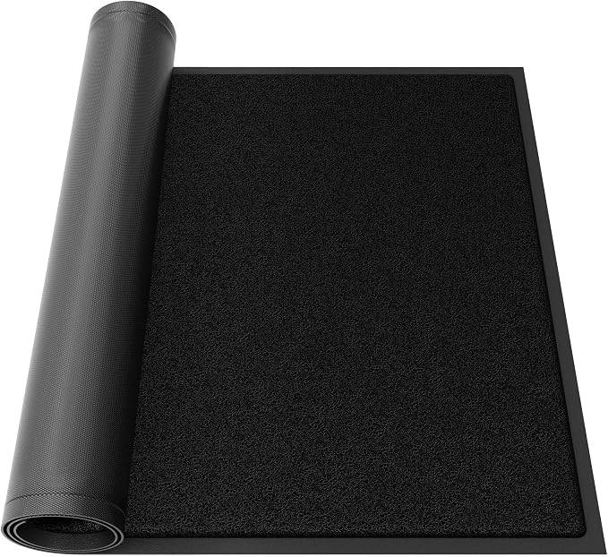 Sturdy Front Door Mat, Non-Slip Waterproof Doormat Inside Entrance, Washable by 100pointONE