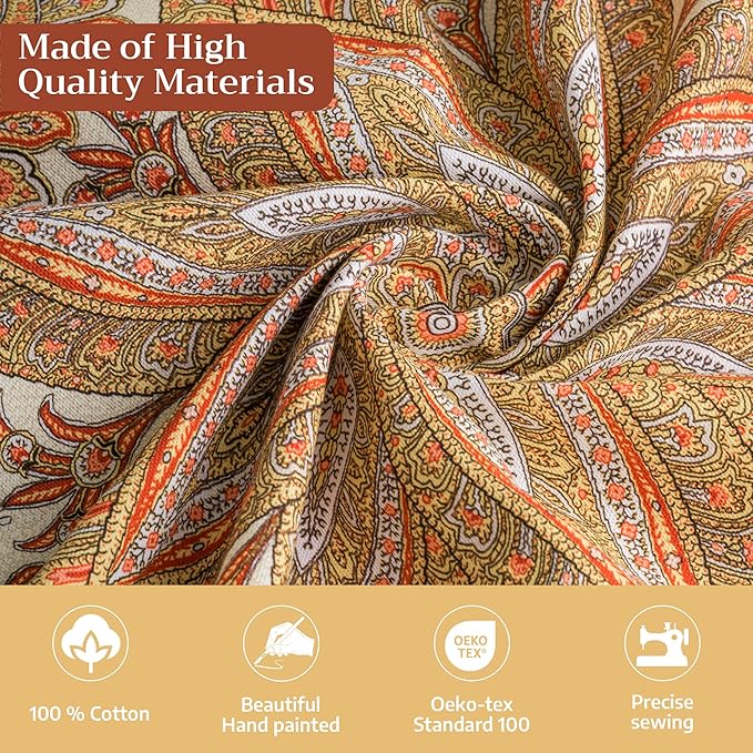 Maison d' Hermine Table Cloth Rectangle Table 100% Cotton 60 x 108 Inches - Image 3
