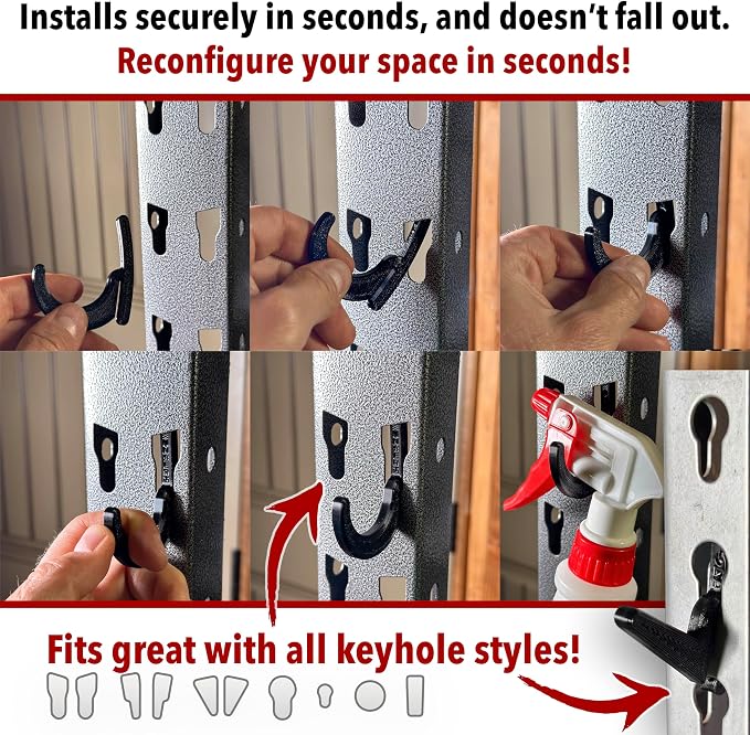 Heavy Duty Plastic L-Hooks and J-Hooks - Image 3