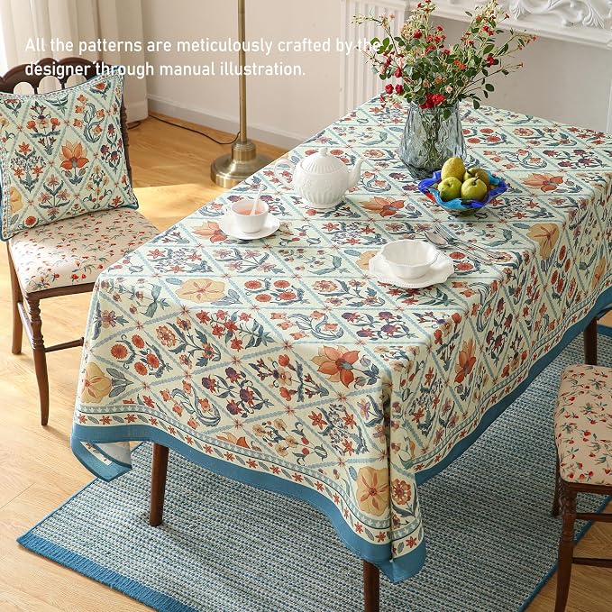 ISAENNE Designer Linen Elegant Table Cloth - Image 8