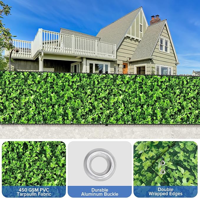 UPGRADE 4'x13'Customized PVC Privacy Fence Screen - Image 4