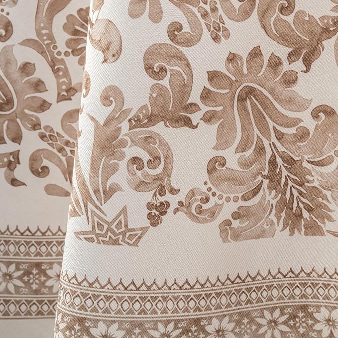 Maison d' Hermine Table Cloth Round Table 100% Cotton 69 Inches Fall Tablecloth - Image 9
