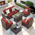 7 Piece Patio Furniture Set by VonzoyHome