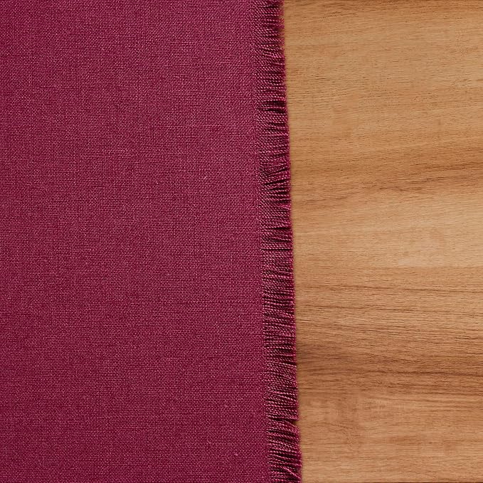 Solino Home Linen Beet Table Runner 120 Inches Long - Image 8
