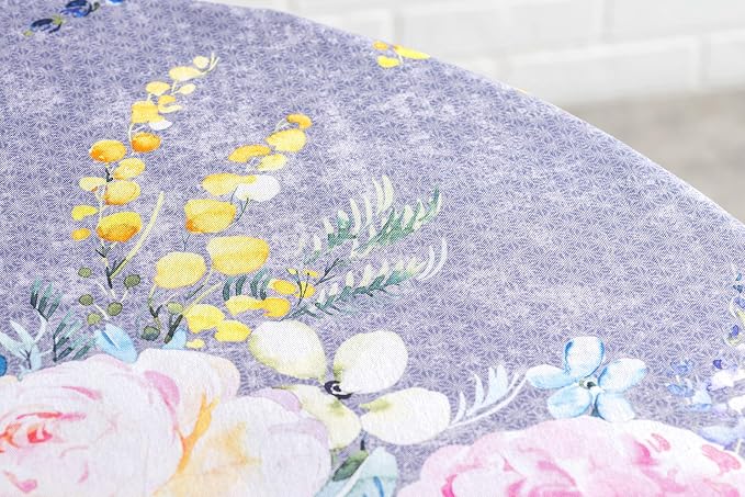 Maison d' Hermine Table Cloth Round Table 100% Cotton 63 Inches Tablecloth - Image 7