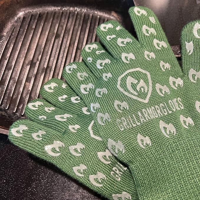 Grill Armor Oven Gloves – 932°F Heat, Fire & Cut Resistant Mitts - Image 8