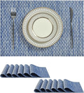 Leetaltree Blue Placemats Set of 12 by Leetaltree-ArtatEveryTable
