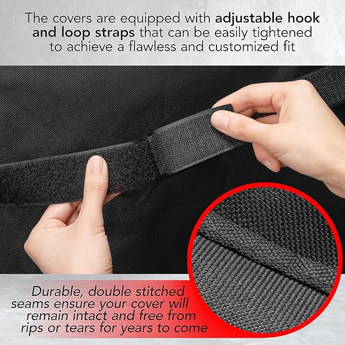 Heavy Duty BBQ Grill Cover for Outdoor Grill, 58 Inch – Waterproof, Weather - Image 4