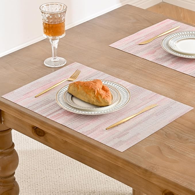Leetaltree Misty Rose Placemats Set of 12 - Image 8