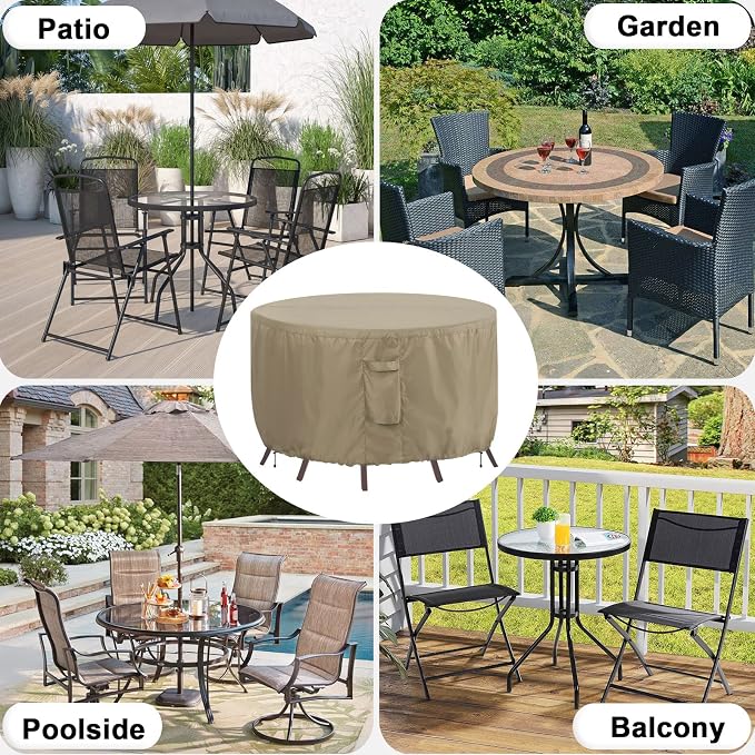 OutdoorLines Outdoor Waterproof Patio Table Furniture Set Covers - Image 8