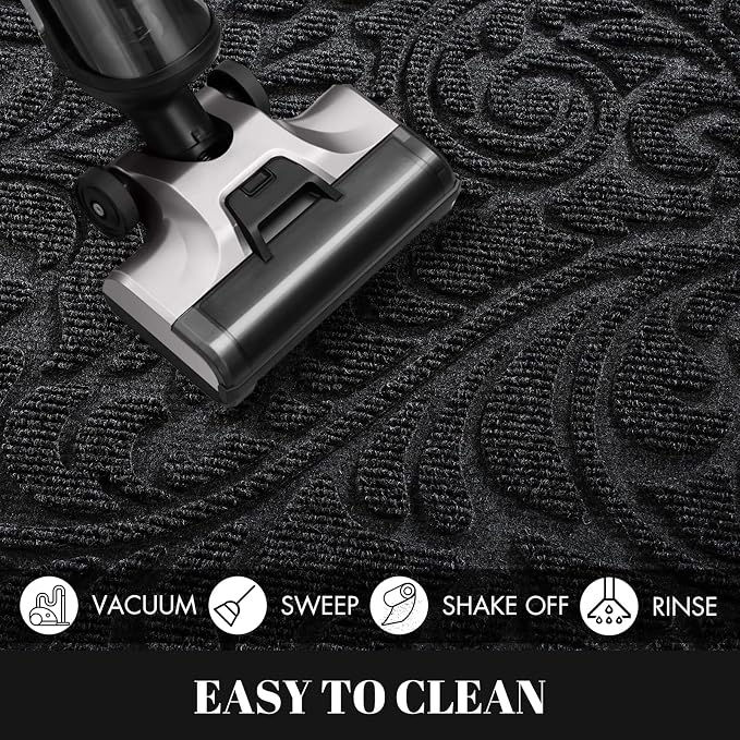 Yimobra Door Mat Outside Entrance 29.5x17, Waterproof Sturdy Outdoor Mats - Image 7