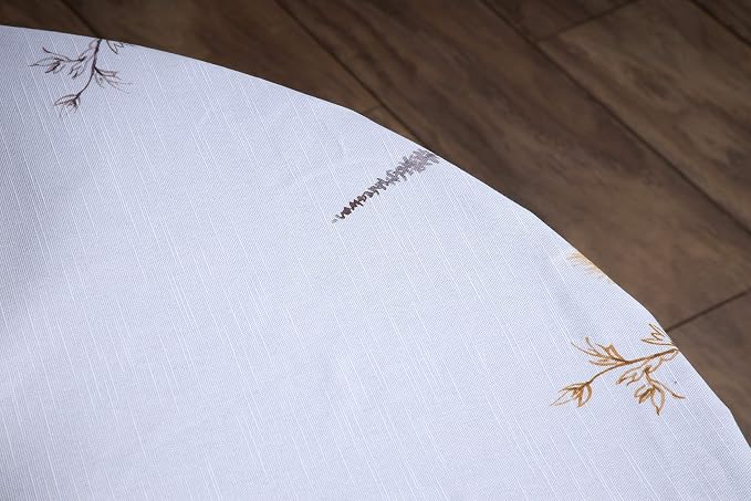 Maison d' Hermine Table Cloth Round Table 100% Cotton 63 Inches Tablecloth - Image 8
