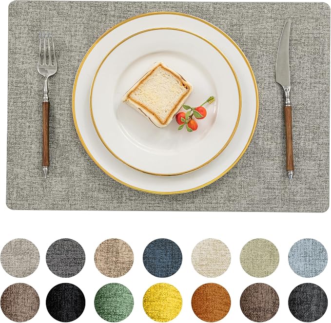 Romanstile Vinyl Placemats Set of 4-12 X 17 Inch by Romanstile