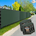 Xpose Safety Privacy Fence Screen 5’ x 50’ – Heavy Duty Green Mesh by XposeSafety
