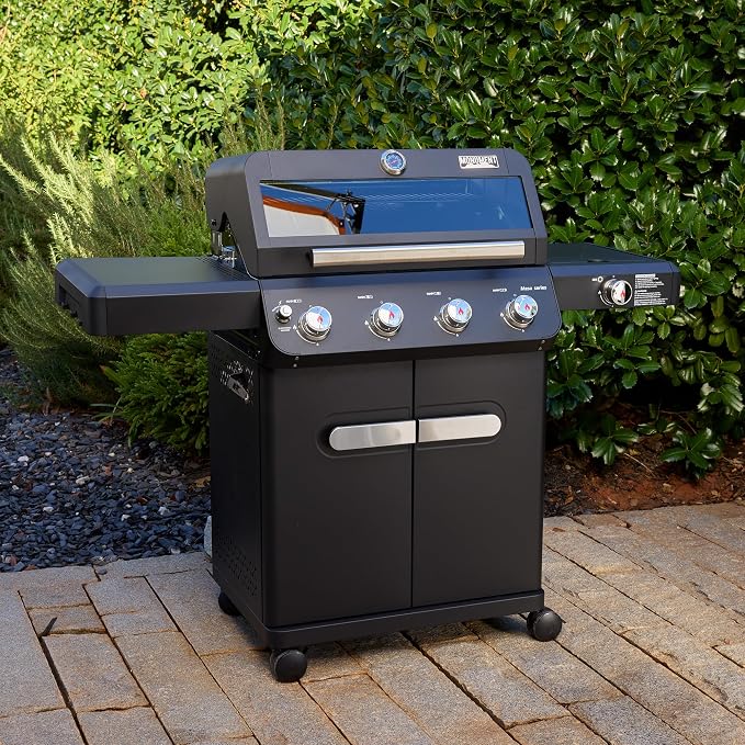 Monument Grills 4+1 Outdoor Barbecue Stainless Steel 4 Burners & 1 Side Burner - Image 4