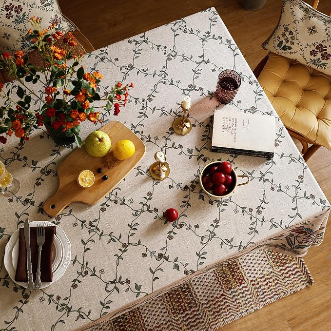 patdrea Designer Linen French Small Tablecloth - Image 5