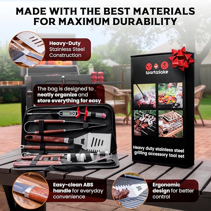SpartaSake BBQ Grilling Accessories - Image 2