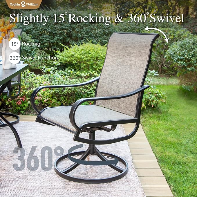 Sophia & William Patio Dining Sets Outdoor Dining Set - Image 4