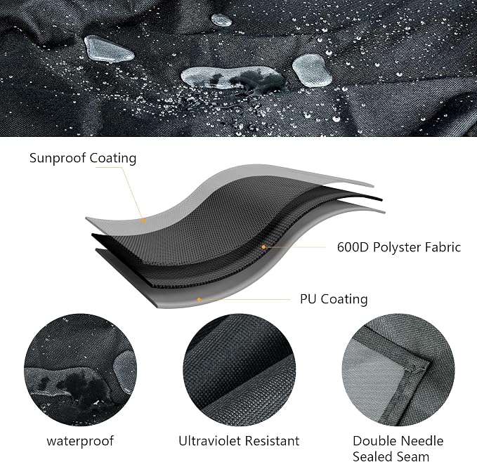 Outdoor Heavy Duty Waterproof Pellet Grill Cover - Image 3