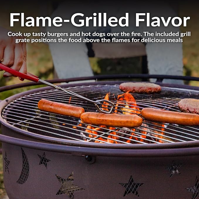 Sunnydaze Cosmic 30-Inch Patio Fire Pit - Image 7