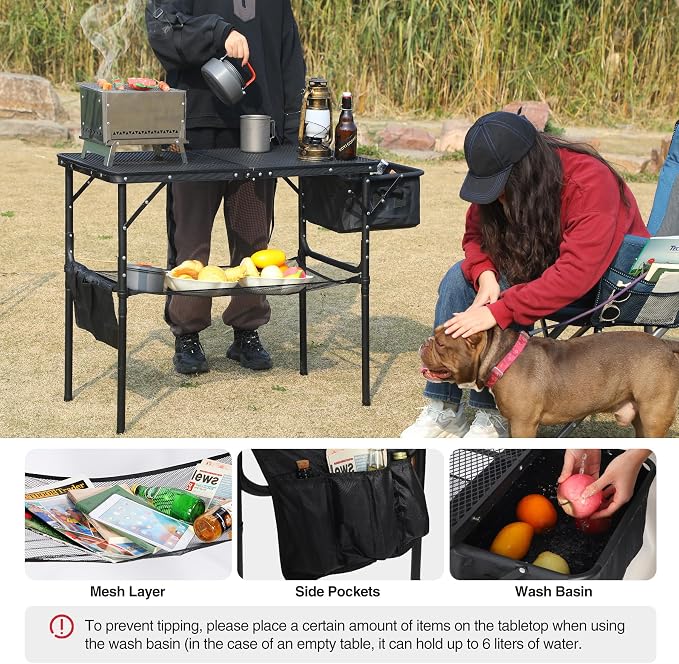 REDCAMP Folding Portable Grill Table - Image 7