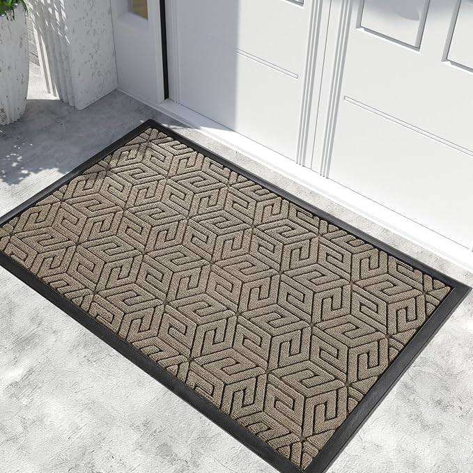 Yimobra Extra Large Door Mat 60x36, All-Weather Waterproof Outdoor Mats by Yimobra