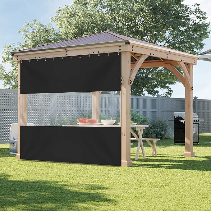 Covers & all Outdoor Clear Panel Curtain, 12 oz Vinyl Outdor Curtains - Image 5