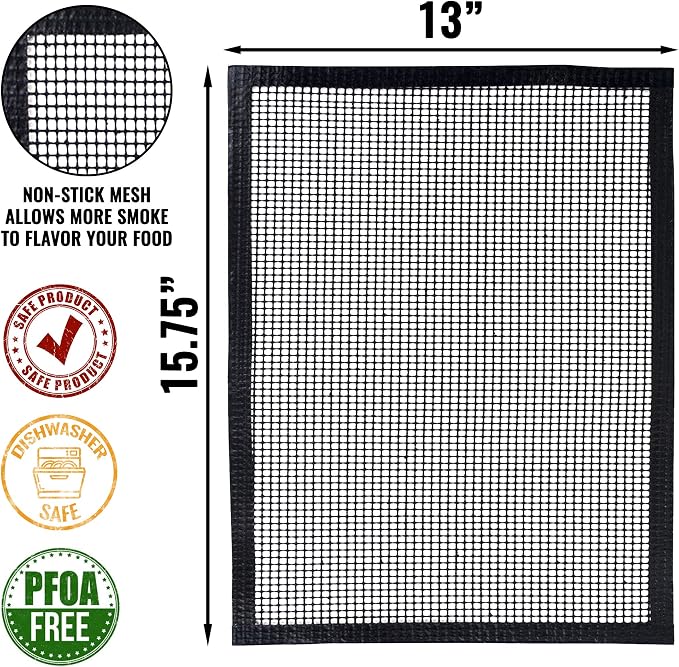 Grillaholics BBQ Mesh Grill Mat - Image 3