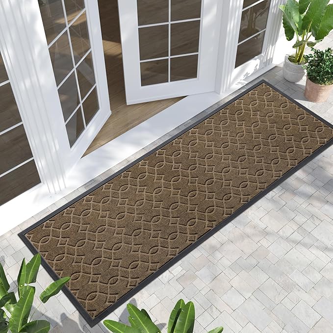 Yimobra Outdoor Runner Rug 72x24, All-Season Waterproof Doormat Outdoor Entrance by Yimobra