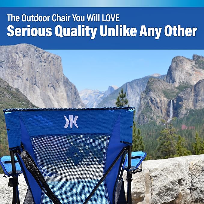 Folding Camping Chairs with Dual Lock, 300 lb Capacity, Jasper Green