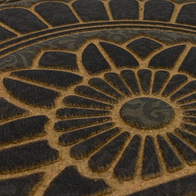 Outdoor Doormat 2 x 3 Ft Polyester Low Profile Rubber-Backed