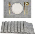Placemats Set of 8，Non-Slip PVC Weave Table Mats Easy to Clean，Heat Resistant by flohar