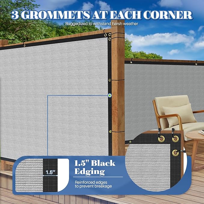 ECOOPTS 4'x47' Privacy Fence Screen Windscreen - Image 3