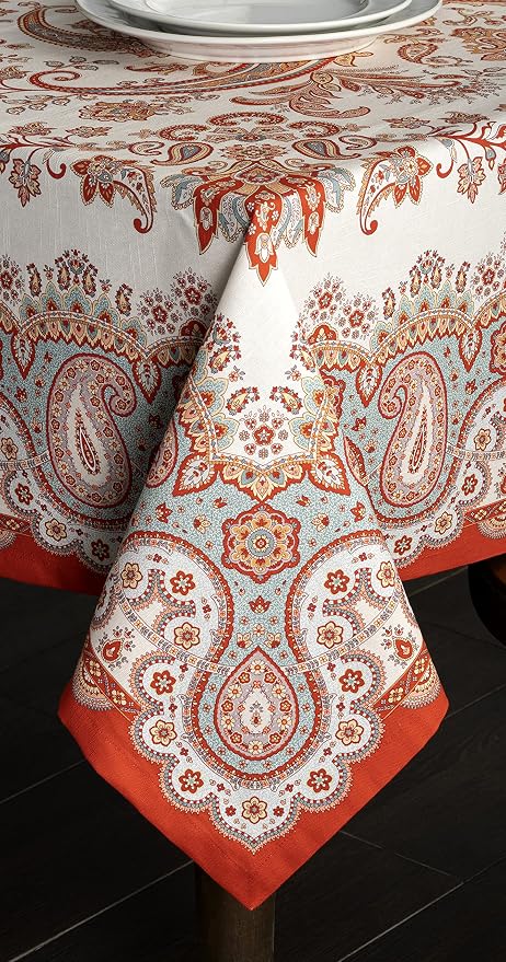 Maison d' Hermine Table Cloth Rectangle Table 100% Cotton 60 x 90 Inches Fall - Image 7