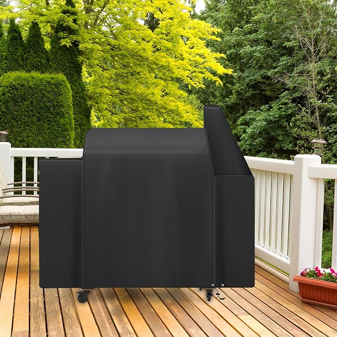 Grill Cover for Pit Boss Savannah Onyx Edition Pellet Grill, All-Weather - Image 8