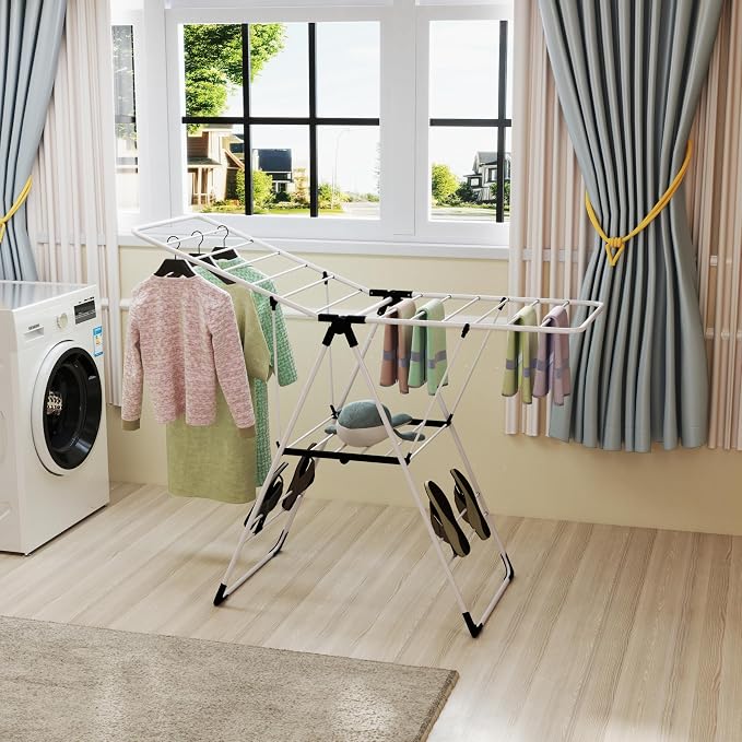 Tangkula Clothes Drying Rack, Collapsible Laundry Rack - Image 2